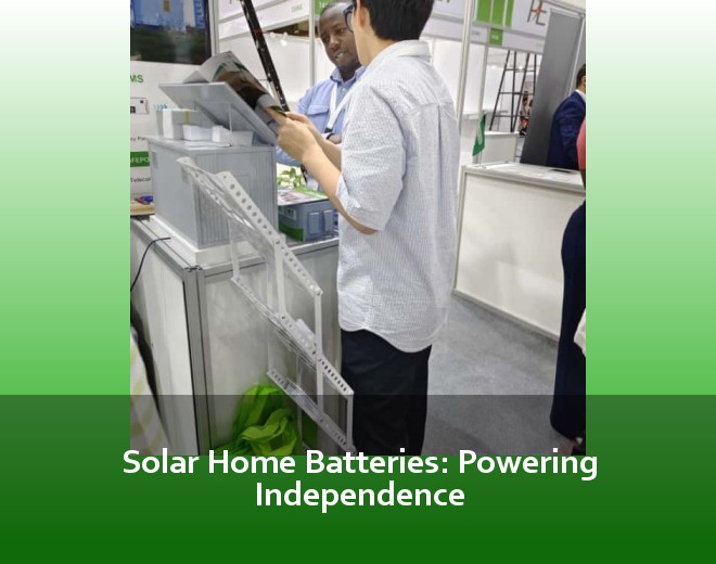Solar Home Batteries: Powering Independence